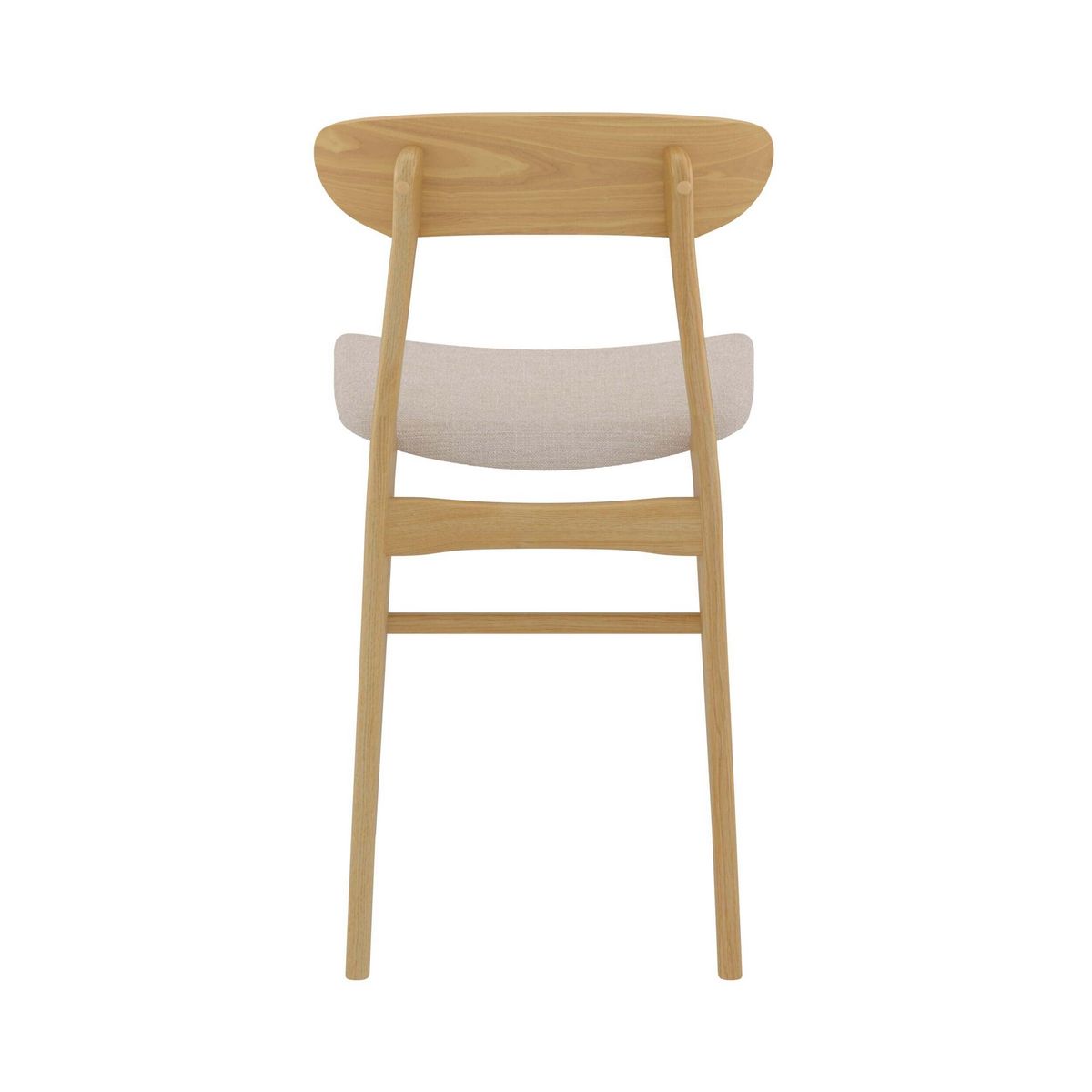 Rendez vous déco Chaise de bar mi-hauteur Lana en tissu et 66 cm (lot de 2)