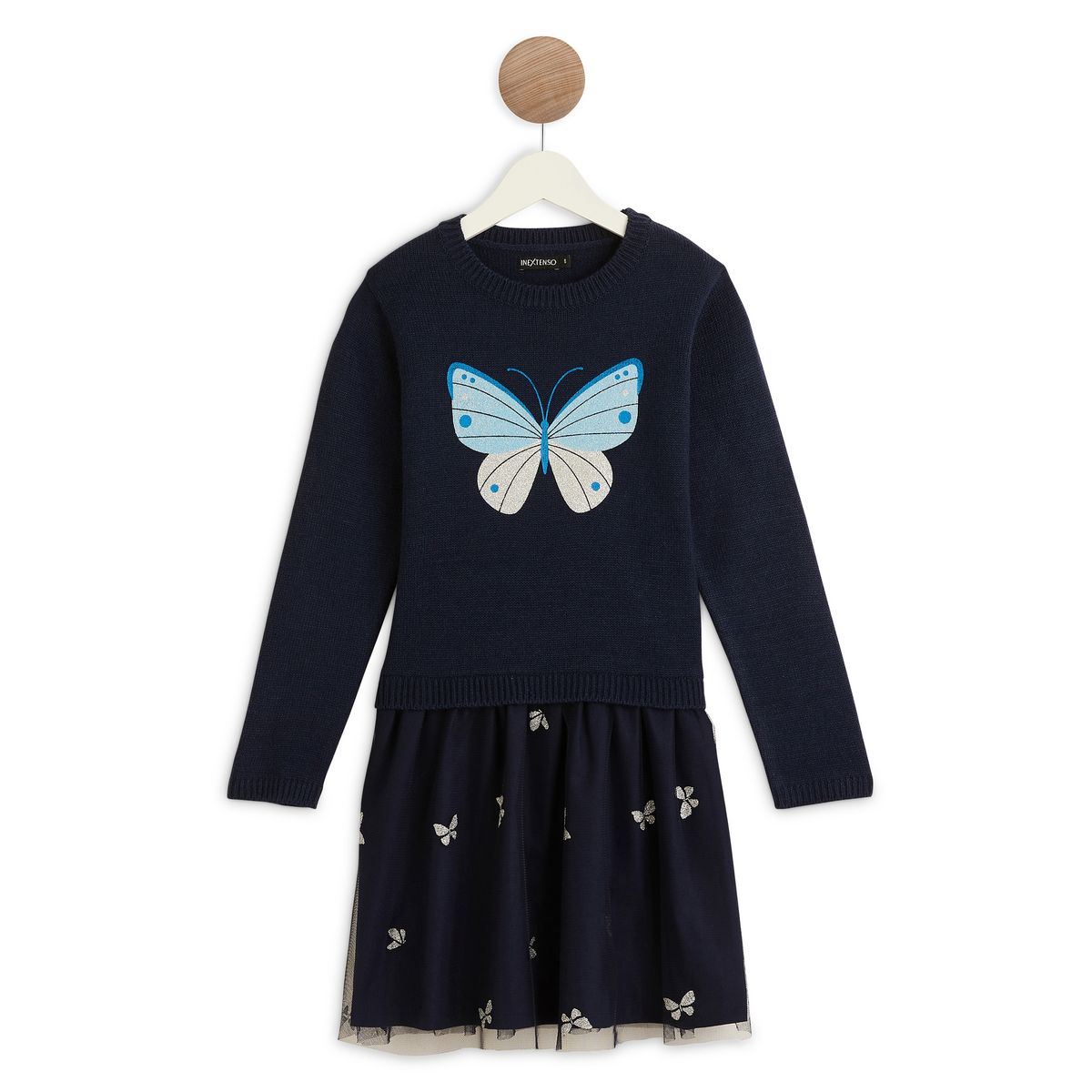 IN EXTENSO Robe tulle papillons fille