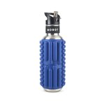 MOBOT Bouteille de sport - Mobot - Fonction 2 en 1 rouleau de massage - Bleu foncé