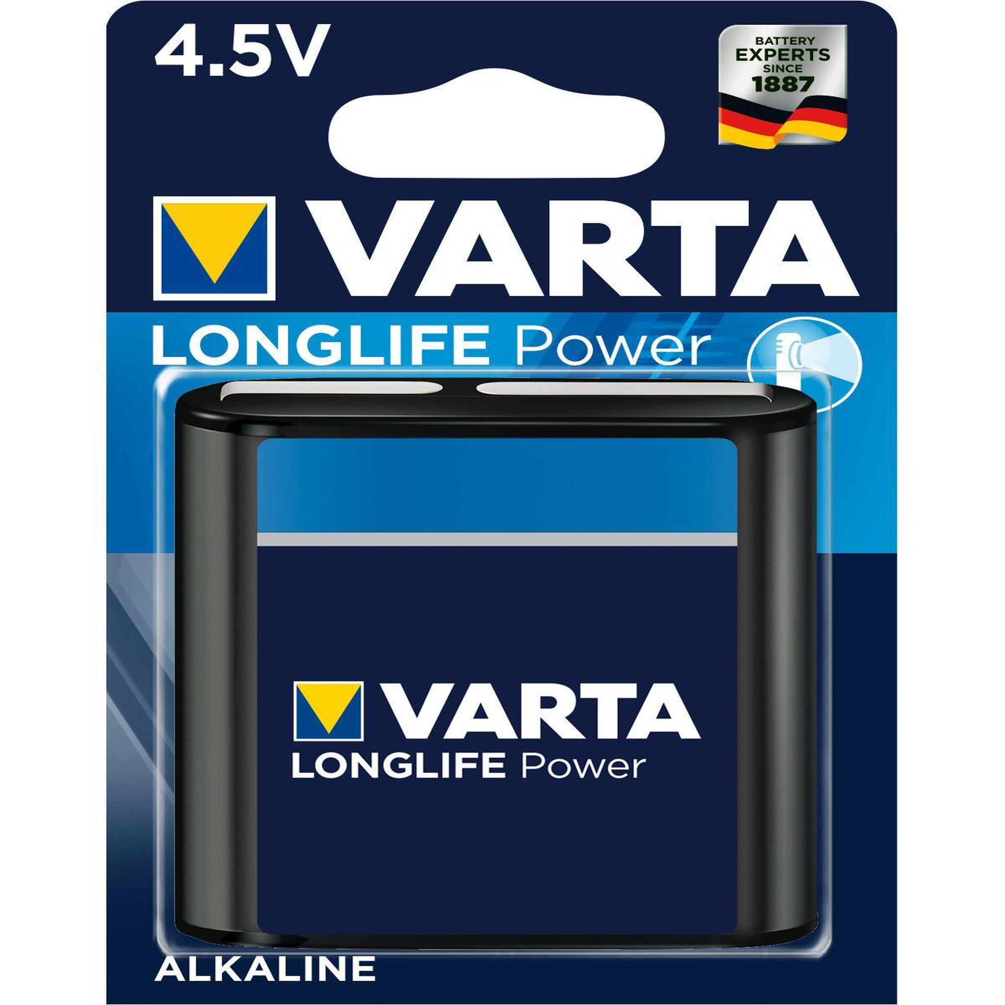 Voir la diapositive 2 : Varta Varta LONGLIFE Power 4.5 V Batterie à usage unique Alcaline