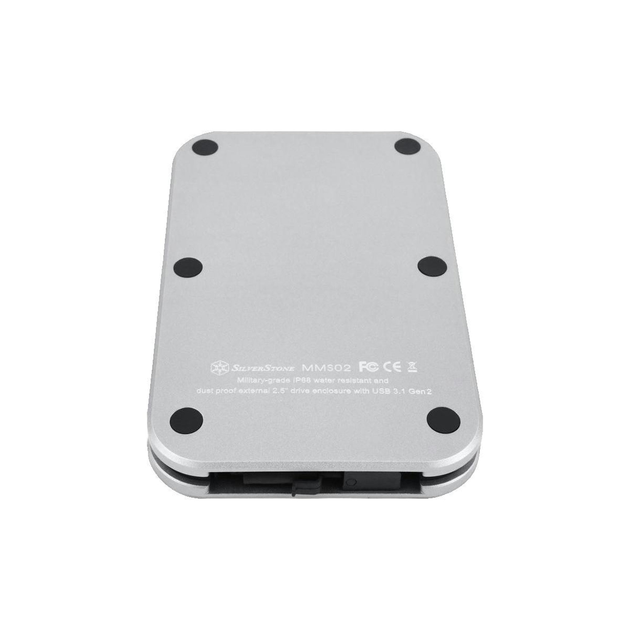 Voir la diapositive 3 : Silverstone Boîtier disque dur externe SilverStone SST-MMS02C Aluminium, USB 3.1 Gen 2, Résistant Eau et Poussière