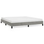 Voir la diapositive 2 : VIDAXL Cadre de lit sans matelas gris clair 180x200 cm velours
