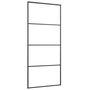 Voir la diapositive 4 : VIDAXL Porte coulissante avec kit de quincaillerie 90x205 cm Verre ESG