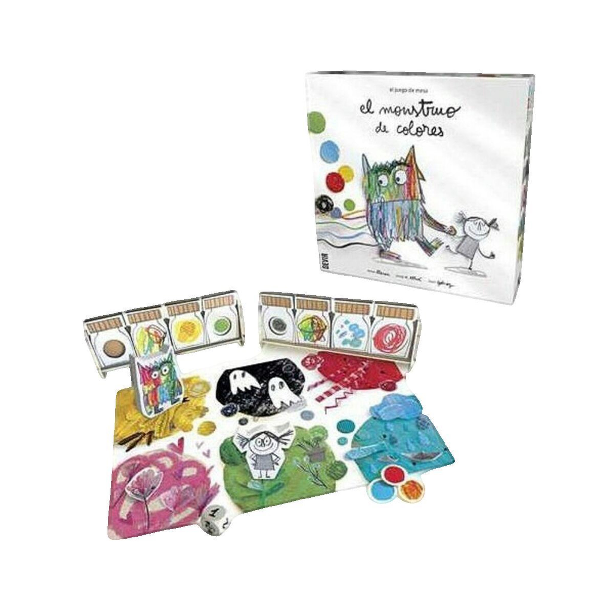 Figuine Jeu de société Figuine Multicolore - Le Monstre des Couleurs