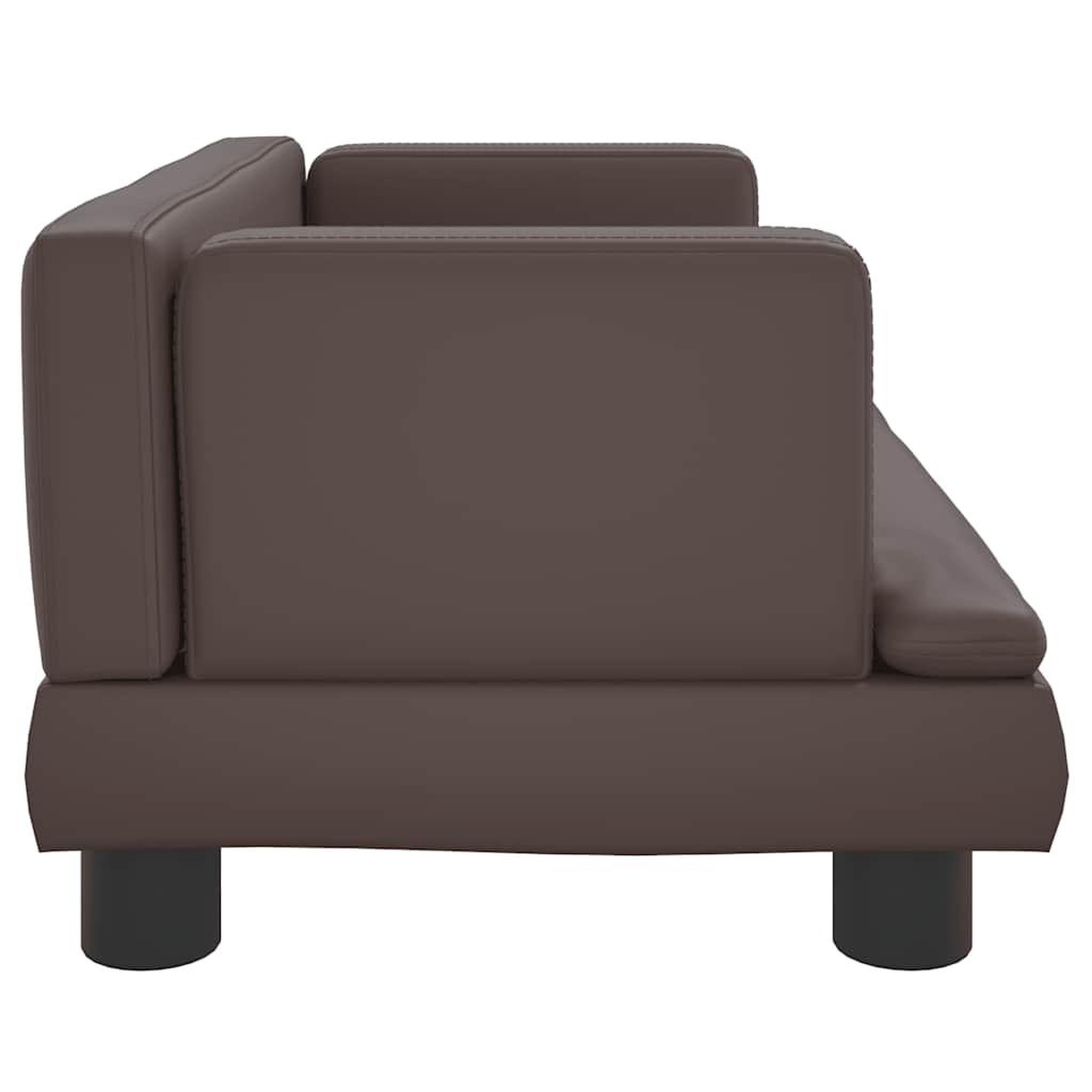 Voir la diapositive 4 : VIDAXL Lit pour chien marron 60x40x30 cm similicuir