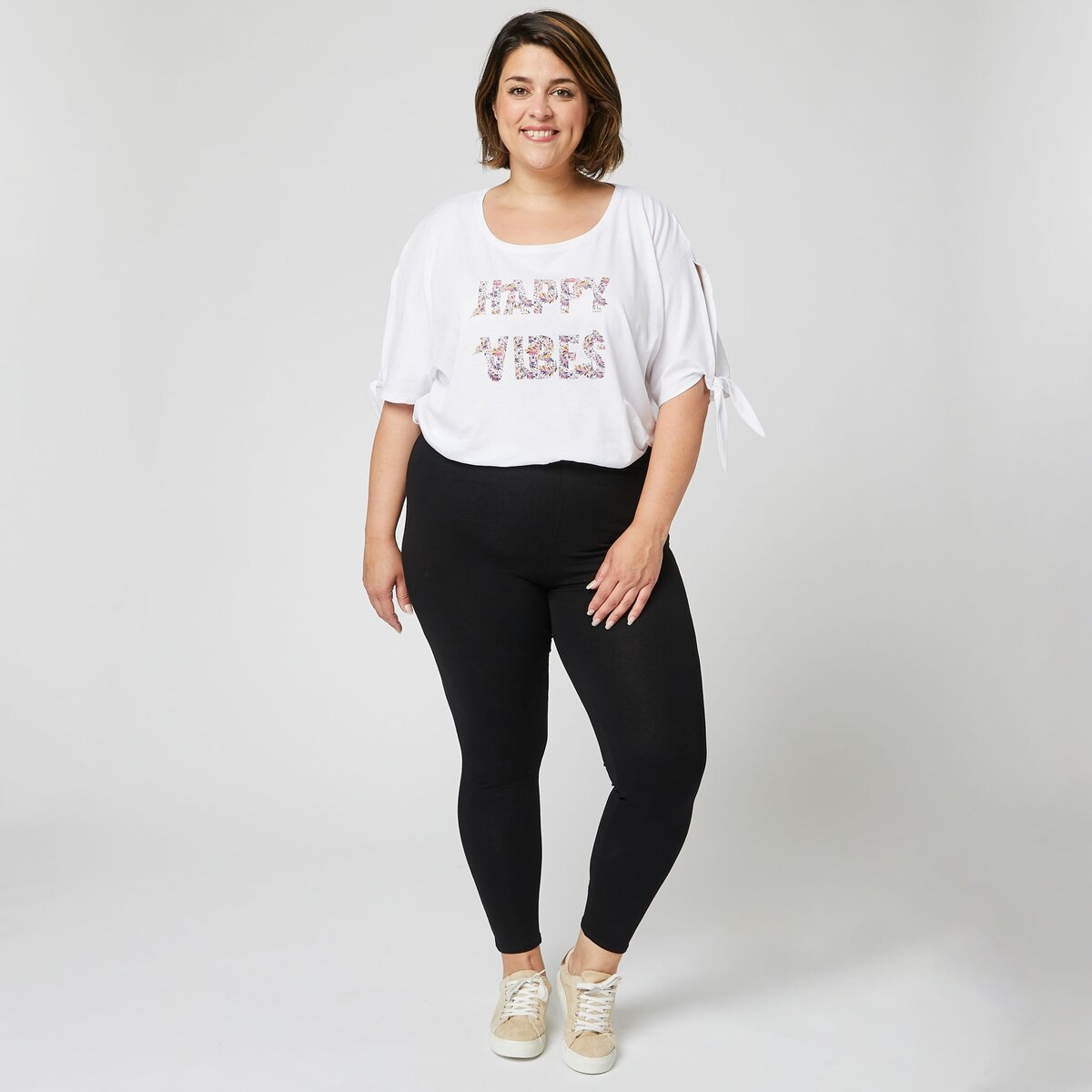 IN EXTENSO Legging noir grande taille femme pas cher Auchan.fr