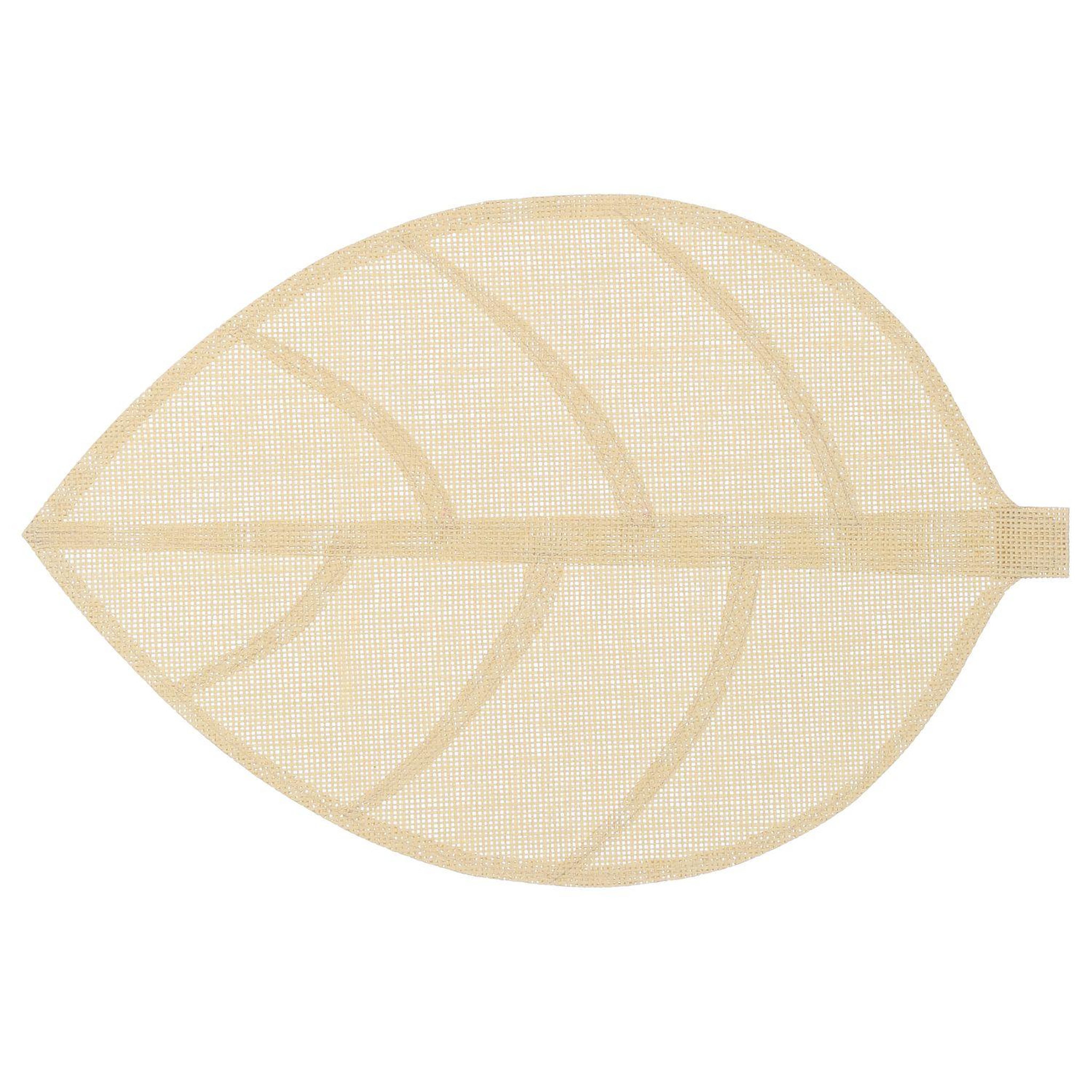 SECRET DE GOURMET Set de table Feuille. Coloris disponibles : Bleu, Gris, Noir