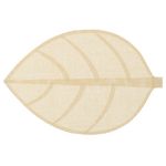 SECRET DE GOURMET Set de table Feuille. Coloris disponibles : Noir, Bleu, Gris, Rouge