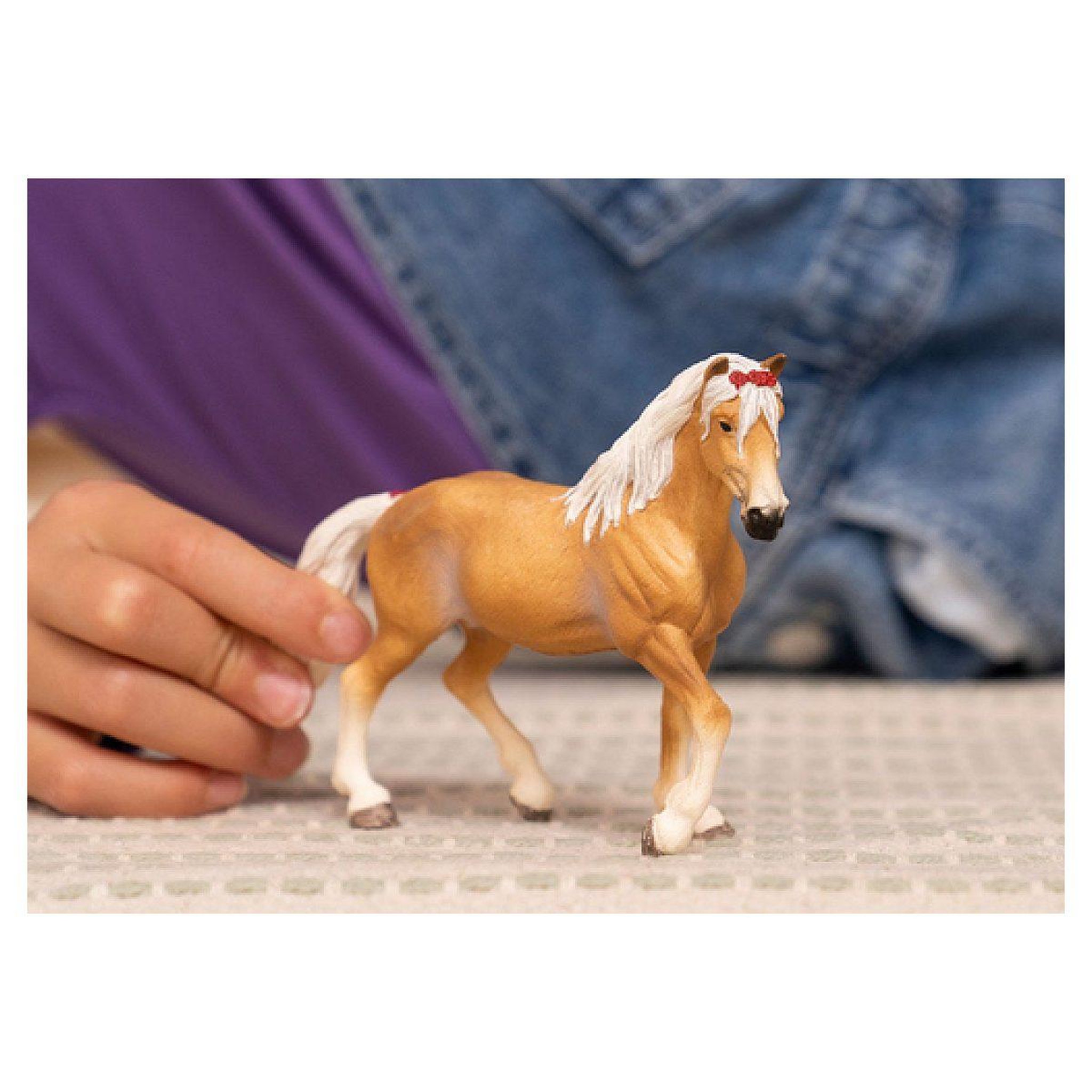 Voir la diapositive 3 : Schleich 13950 Jument Haflinger