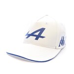 KAPPA Casquette Blanche/ Homme Kappa Adoflat. Coloris disponibles : Bleu