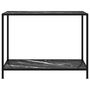Voir la diapositive 2 : VIDAXL Table console Noir 100x35x75 cm Verre trempe