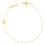 L'ATELIER D'AZUR Bracelet Or Jaune - Chapelet - Rosaire - Femme