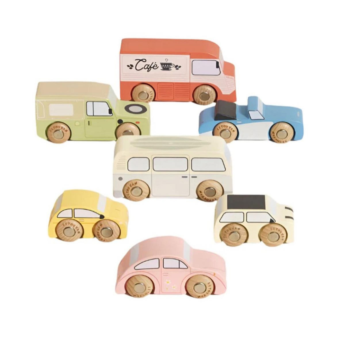 Le Toy Van Set De Voitures Rétro en bois