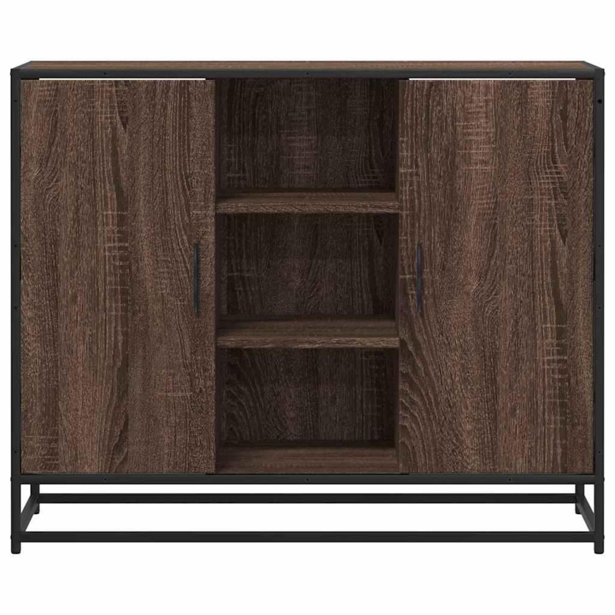 VIDAXL Buffet chene marron 92x35x76 cm Bois d'ingenierie