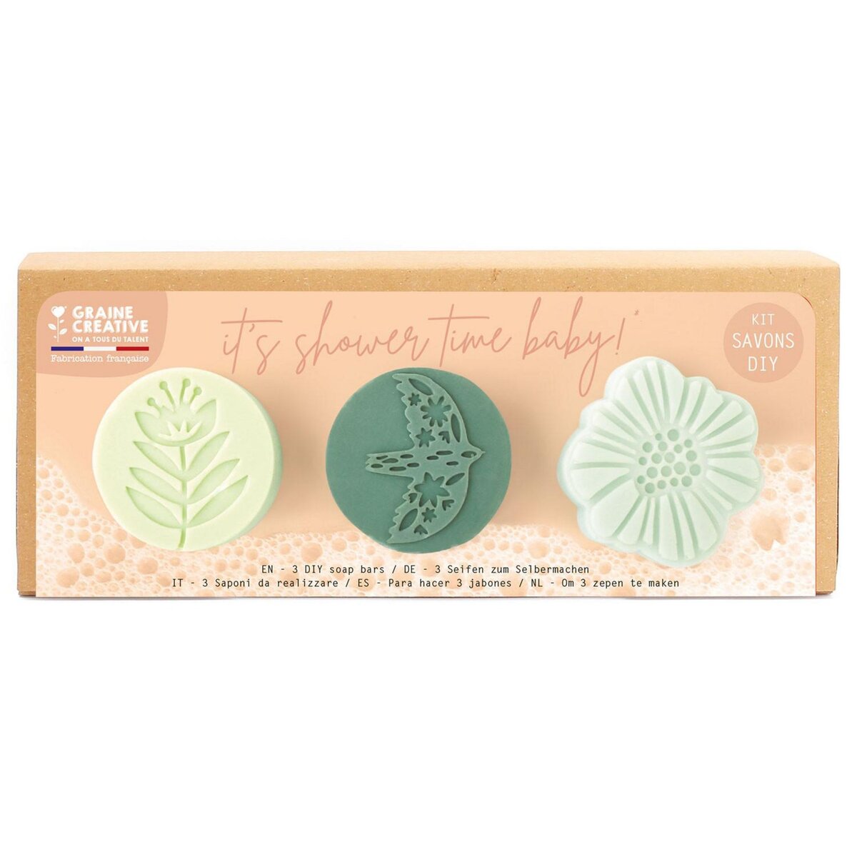 Graine créative Kit DIY pour faire ses savons - Nature