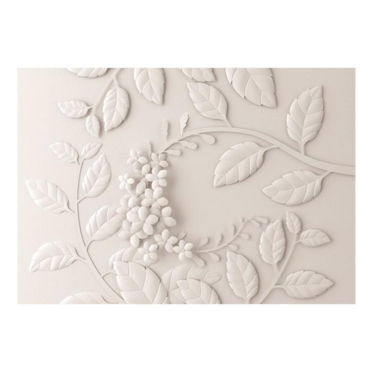 Paris Prix Papier Peint  Paper Flowers Cream
