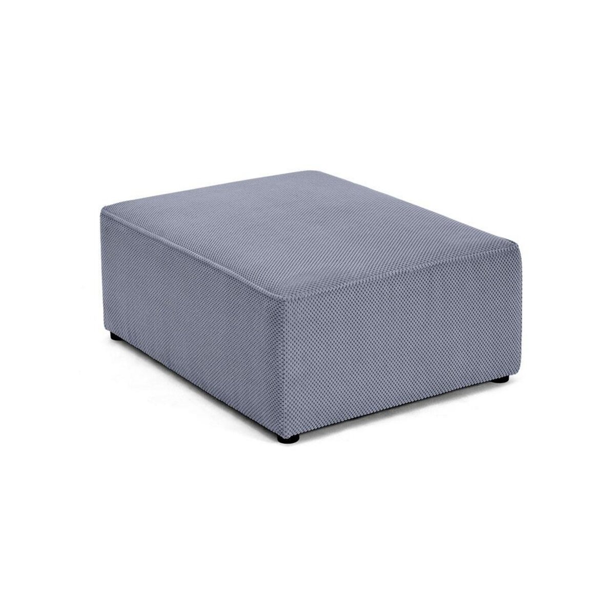 BEST MOBILIER Topaze - pouf - en velours texturé