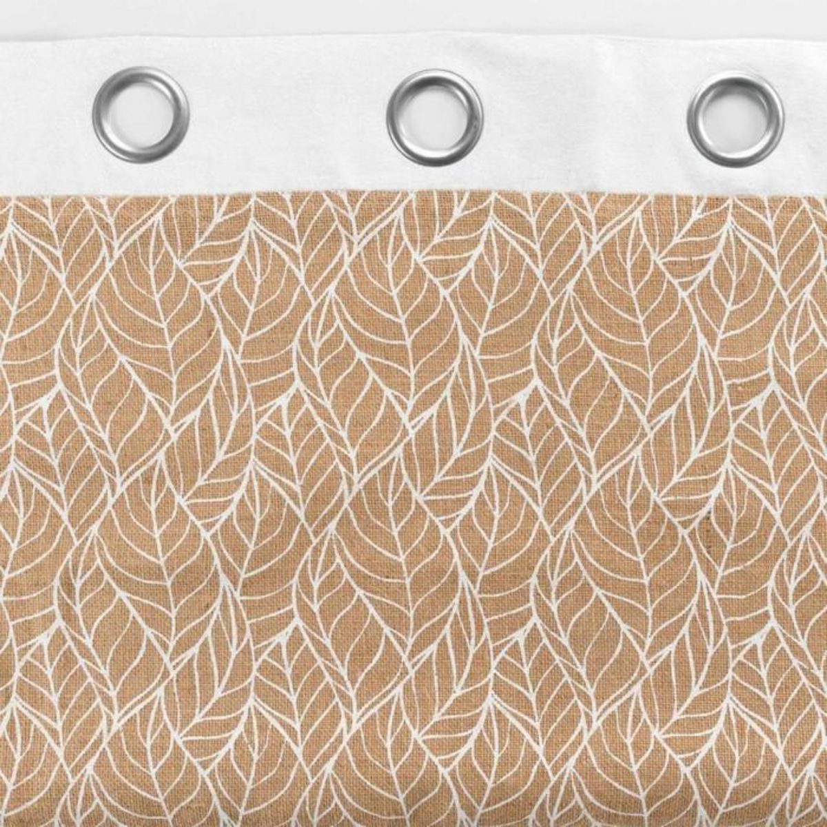 Paris Prix Rideau à Œillets Imprimé  Kalinda  140x240cm Blanc