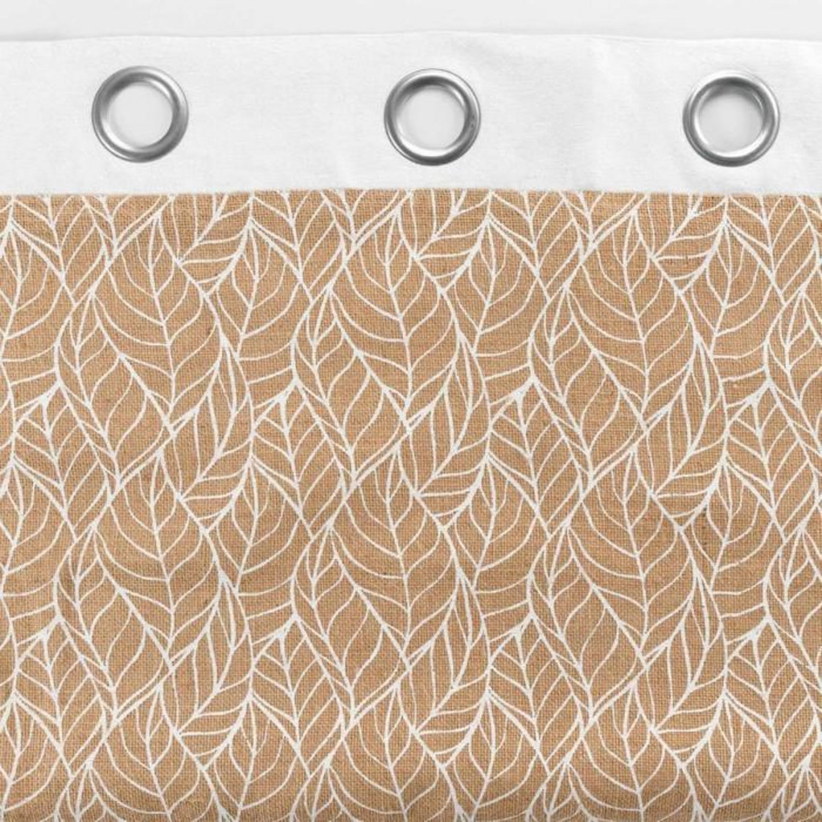 Paris Prix Rideau à Œillets Imprimé  Kalinda  140x240cm Blanc