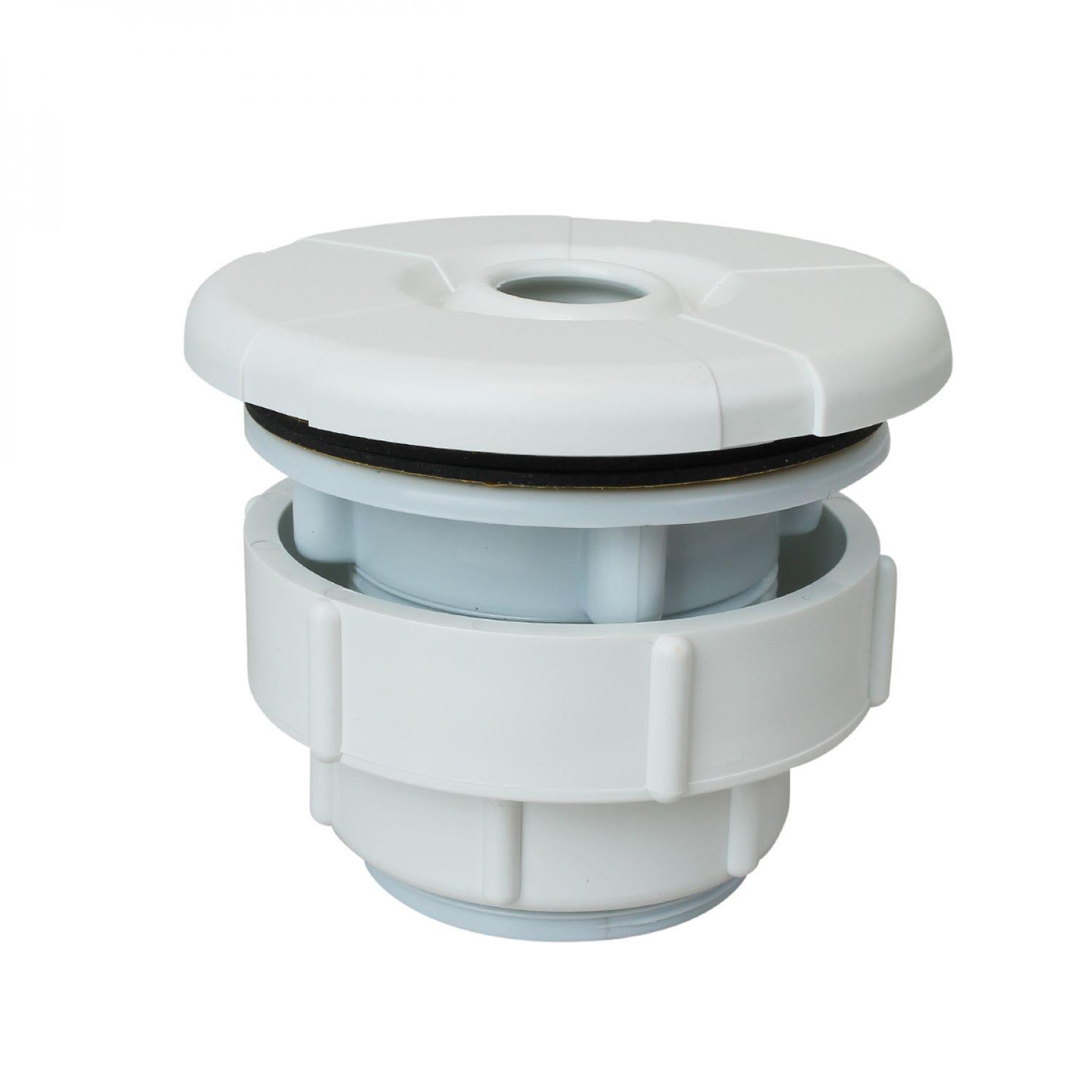 Voir la diapositive 2 : LINXOR Buse de refoulement pour piscine hors sol en bois - Blanc