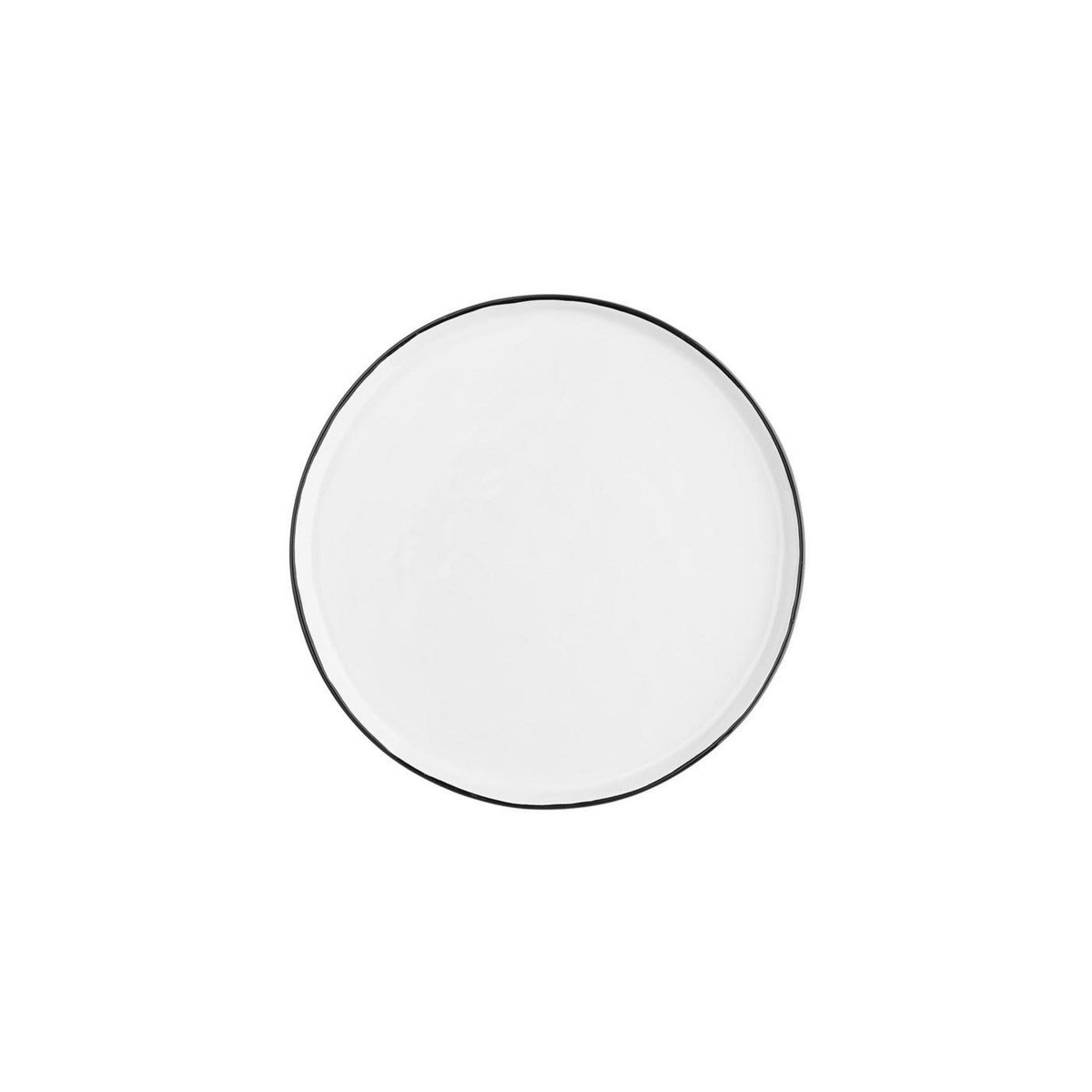 BJORN Assiette PURE Ø21,5cm - 4 pièces - Blanc Neige