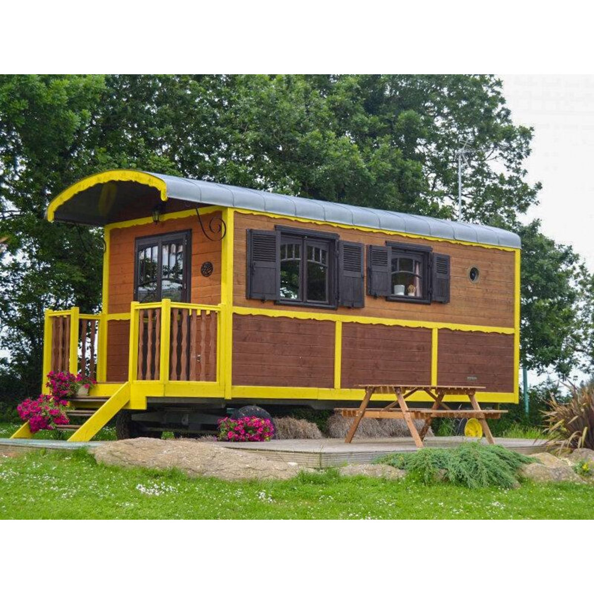 Smartbox Séjour insolite : 2 jours en roulotte sur la côte bretonne - Coffret Cadeau Séjour