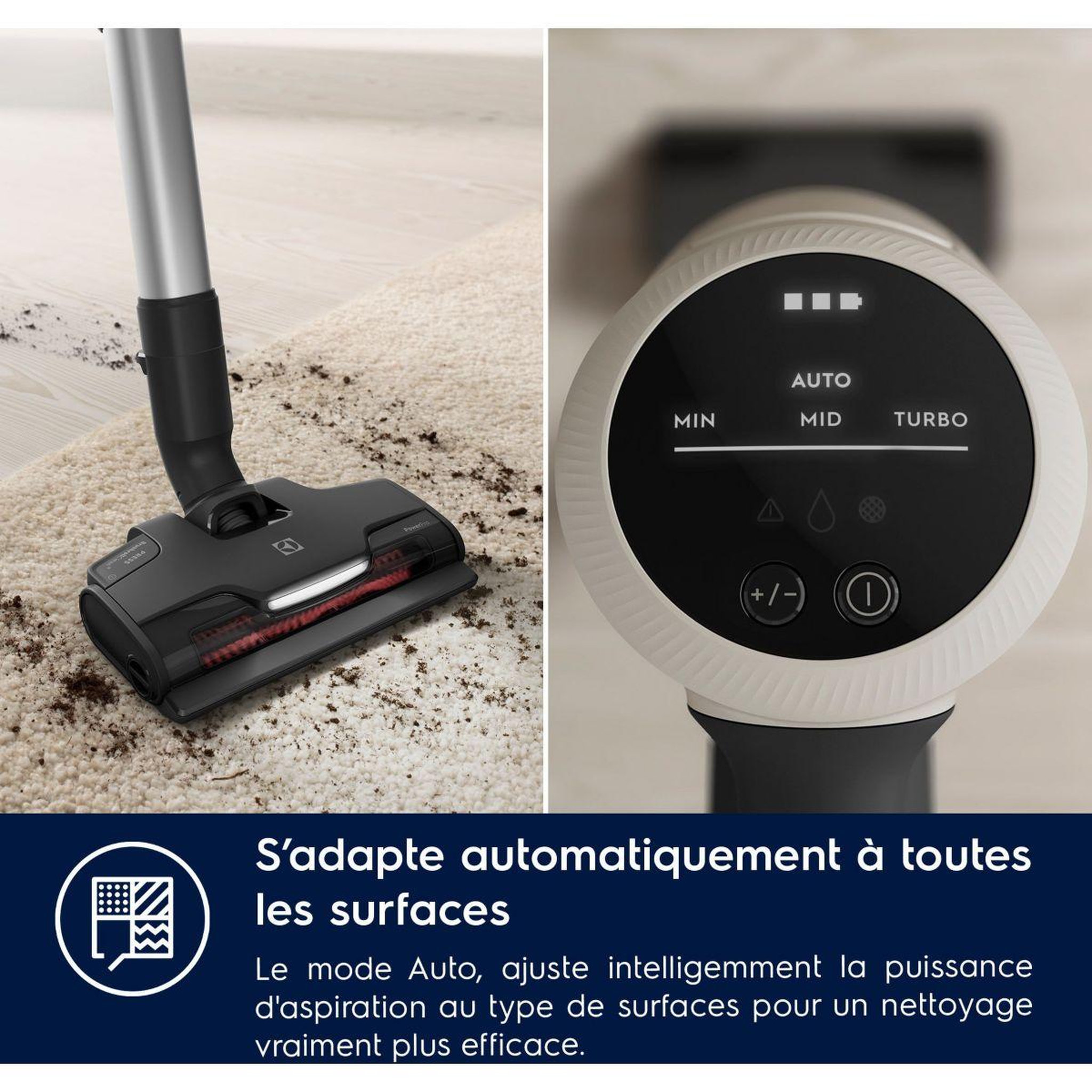 Voir la diapositive 3 : ELECTROLUX Aspirateur balai 800 EP81UB25SH