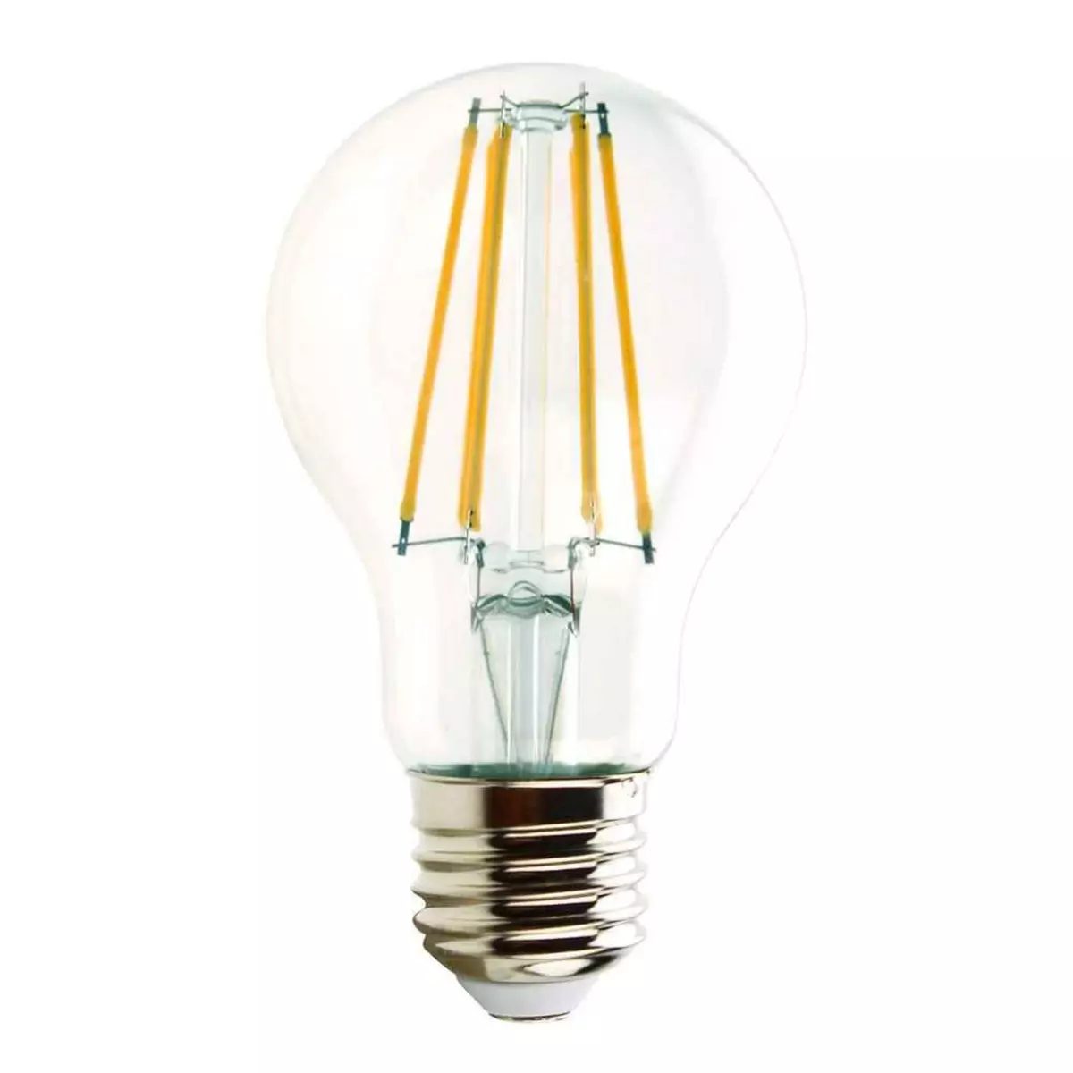 VELAMP Ampoule à filament LED, Standard A60, 8W / 1055lm, culot E27, 2700K