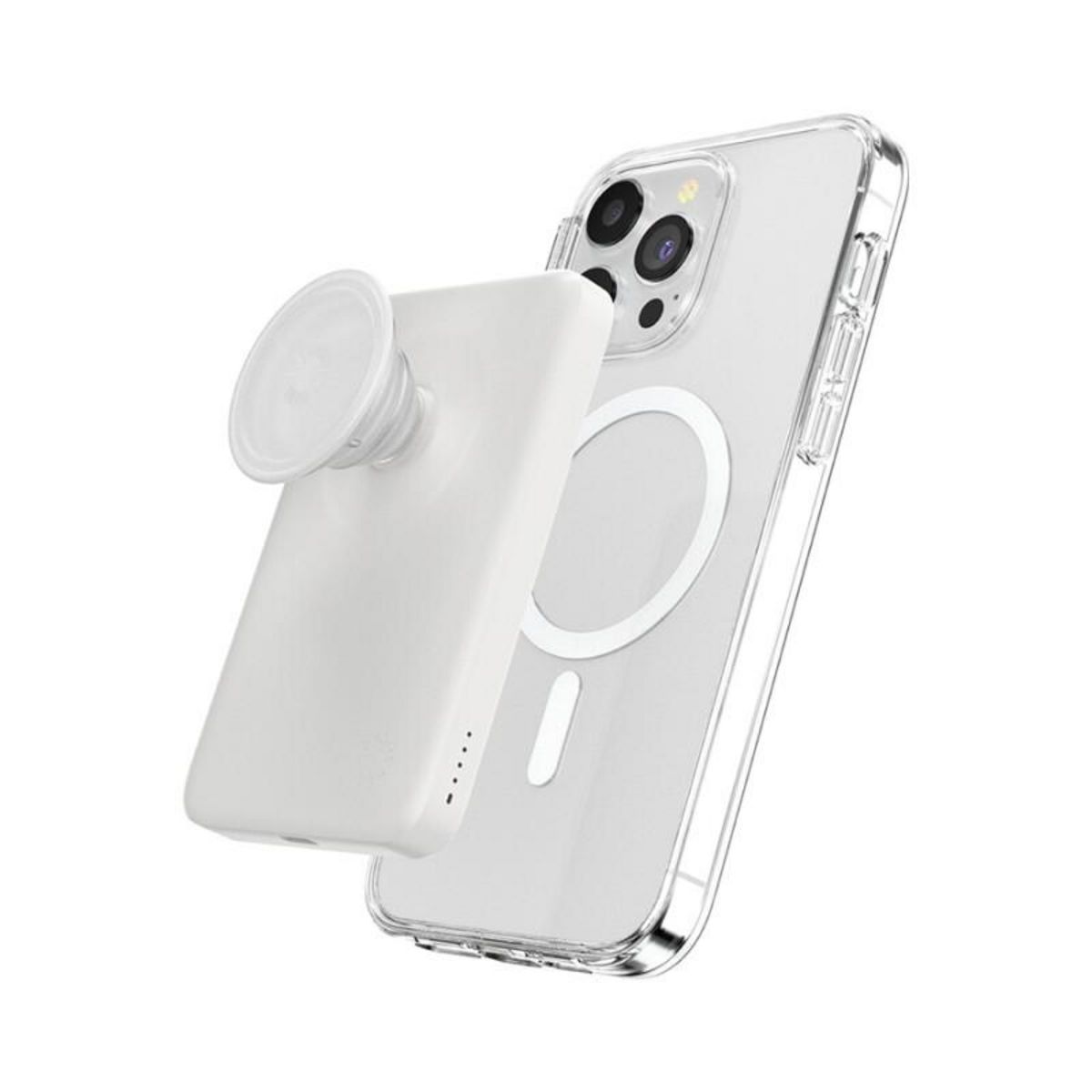 POPSOCKET Batterie externe Popsockets Powerbank Power pack 5000 mAh MagSafe Blanc