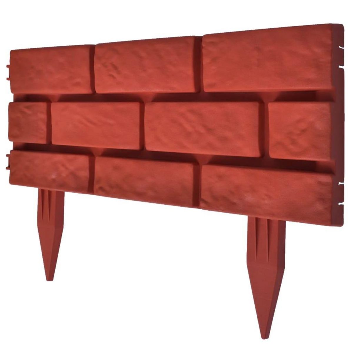 VIDAXL Cloture de jardin avec design de briques 11 pcs