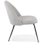 Voir la diapositive 3 : Paris Prix Fauteuil Design  Belinda  83cm Gris