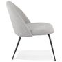 Voir la diapositive 3 : Paris Prix Fauteuil Design  Belinda  83cm Gris