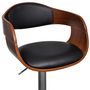 Voir la diapositive 4 : VIDAXL Tabourets de bar lot de 2 bois courbe et similicuir