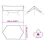 Voir la diapositive 6 : VIDAXL Bache de camping gris et orange 500x294 cm impermeable