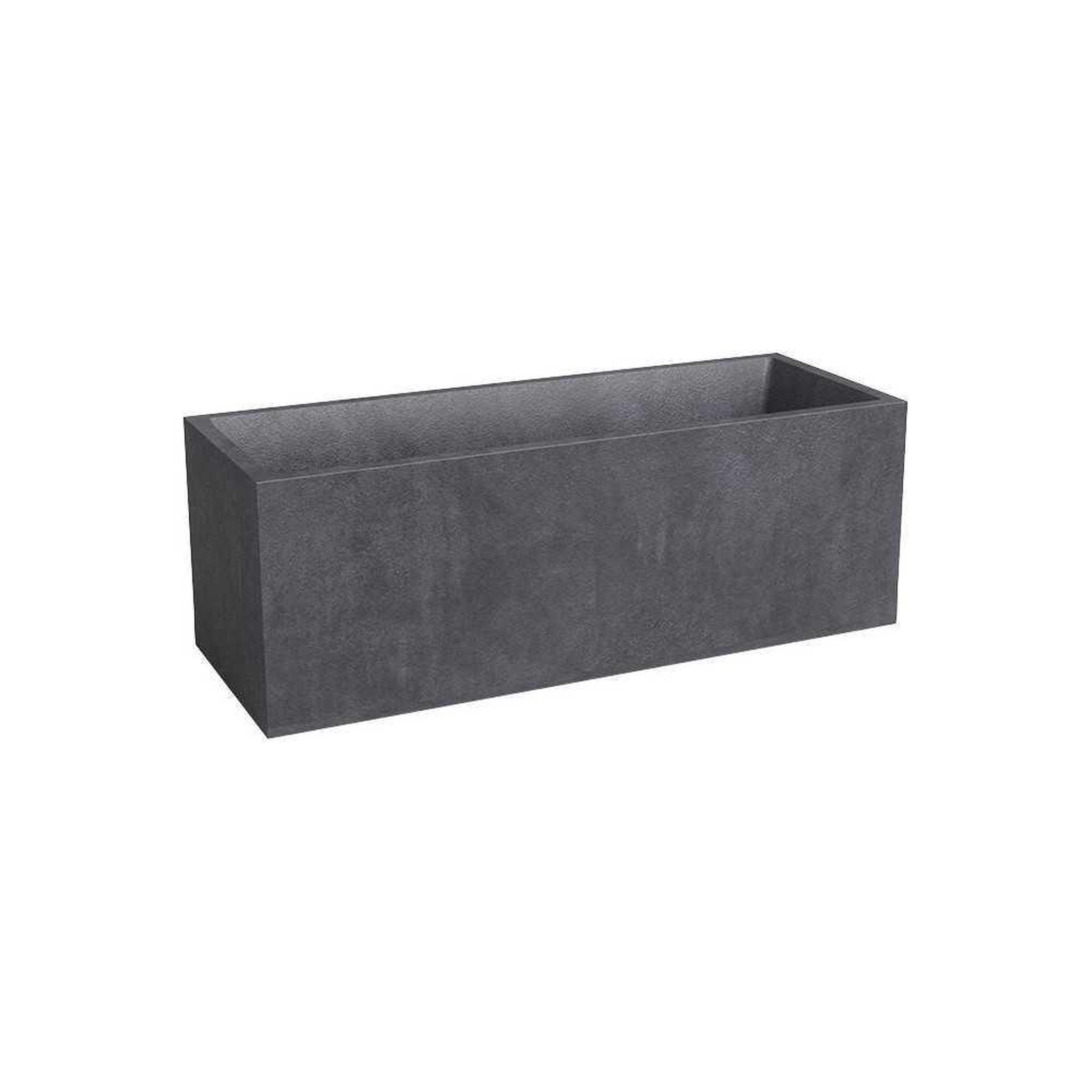 ARTEVASI Artevasi sydney jardinière rectangulaire 80 cm, anthracite, plastique, 57 l