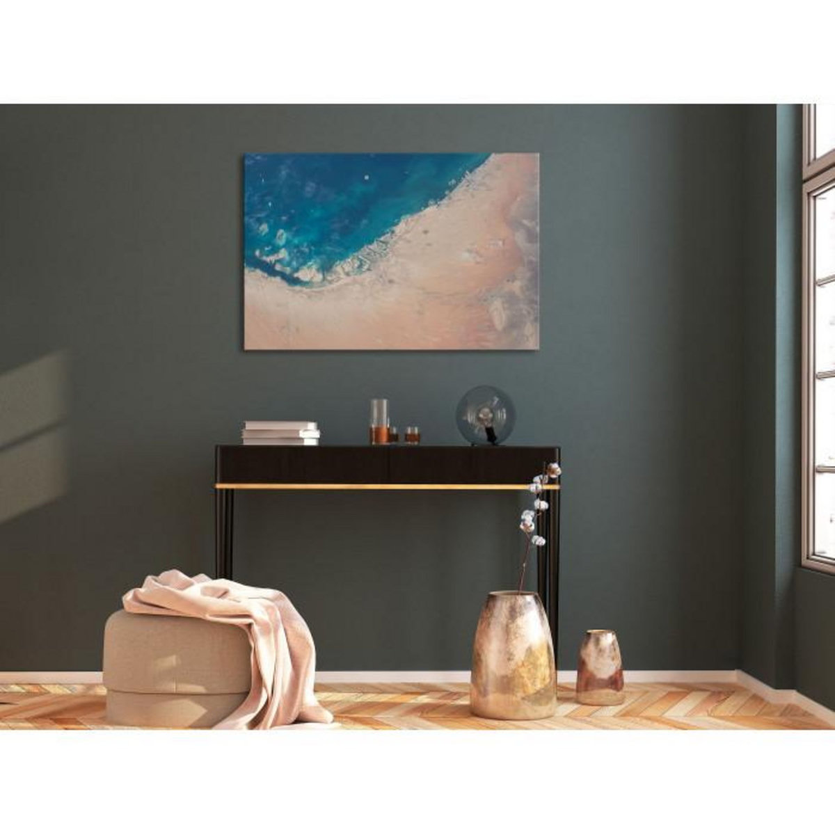 Paris Prix Tableau Imprimé  Dubai From the Satellite Wide