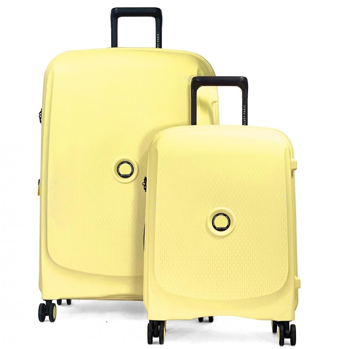 Delsey Lot 2 valises rigides Beaumont cabine 55cm et soute 76cm TSA