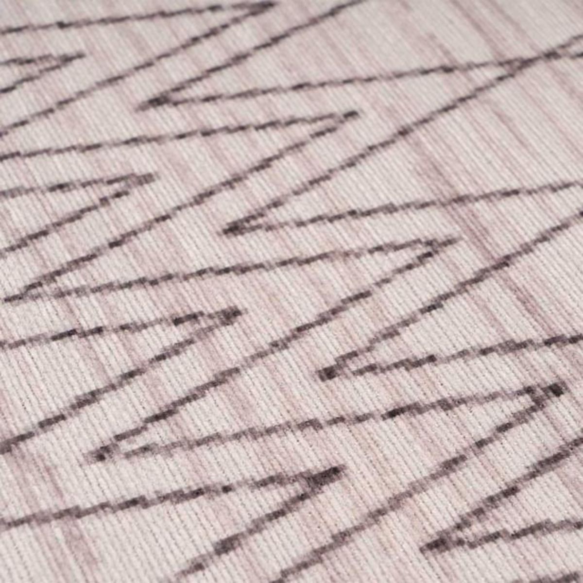 Paris Prix Tapis Tissé Imprimé à Poils Plats  Maya III  Gris