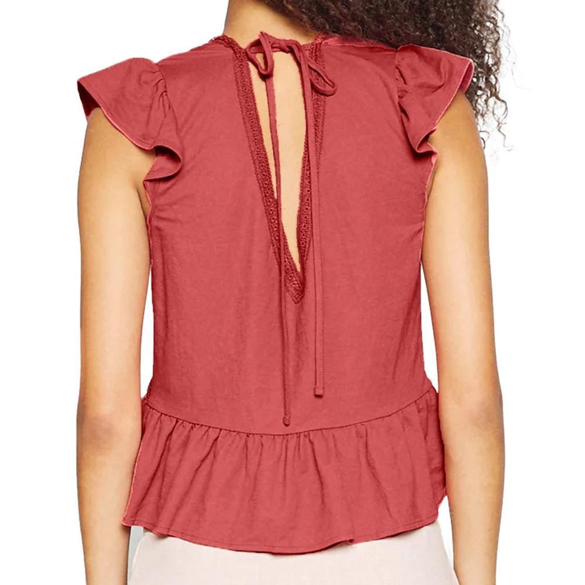 Voir la diapositive 2 : MORGAN Top Rose foncé Femme Morgan Dera