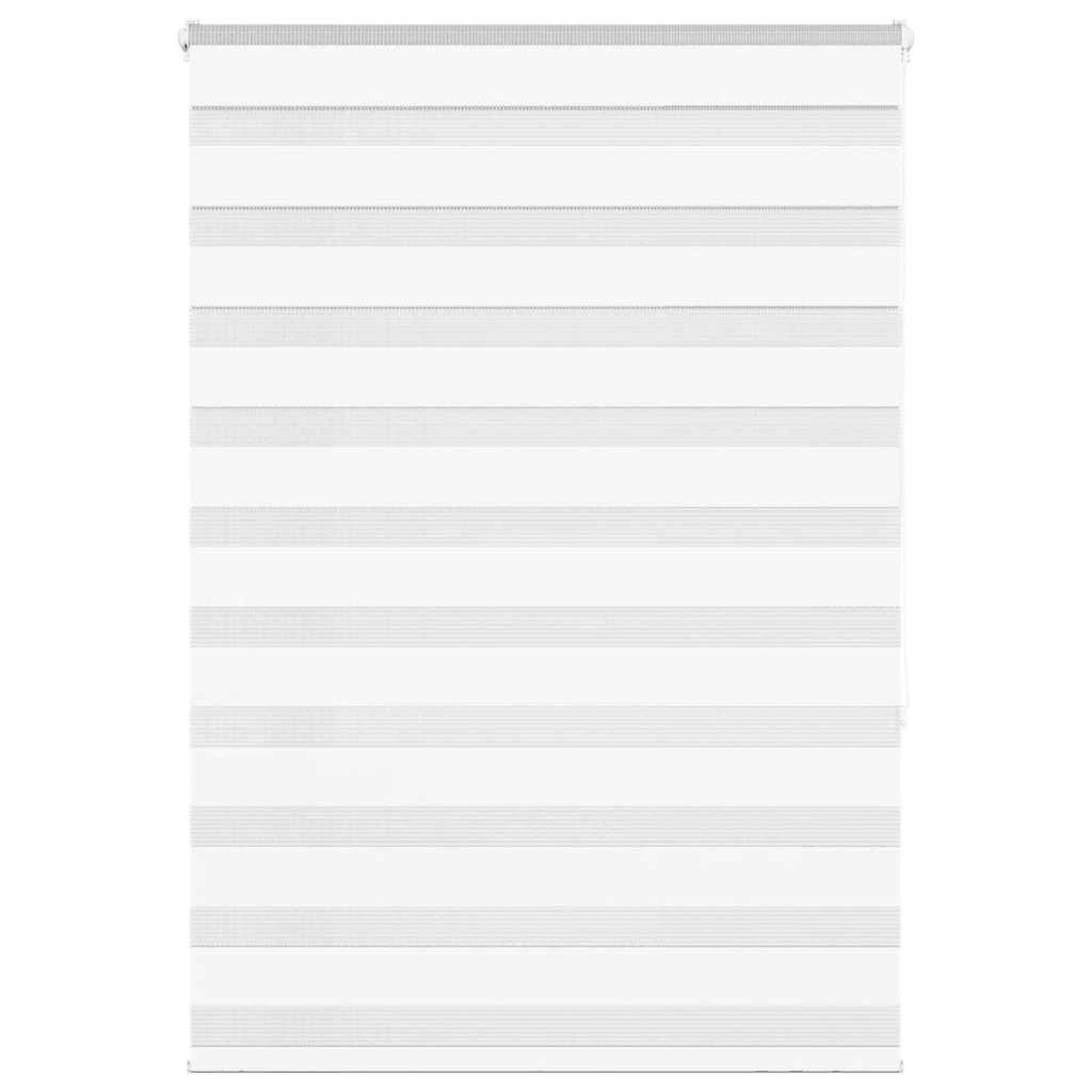 VIDAXL Store zebre blanc 105x150 cm largeur du tissu 100,9cm polyester
