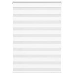 VIDAXL Store zebre blanc 105x150 cm largeur du tissu 100,9cm polyester