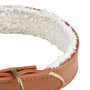 Voir la diapositive 2 : Paris Prix Collier pour Chien  Wooly  40cm Cognac & Écru