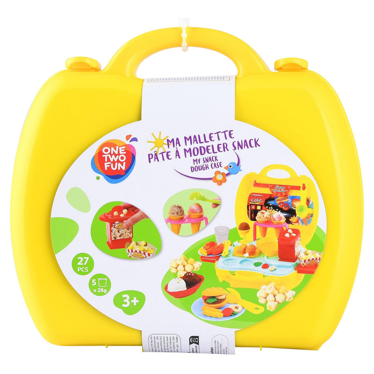 One Two Fun Valise pâte à modeler cinéma