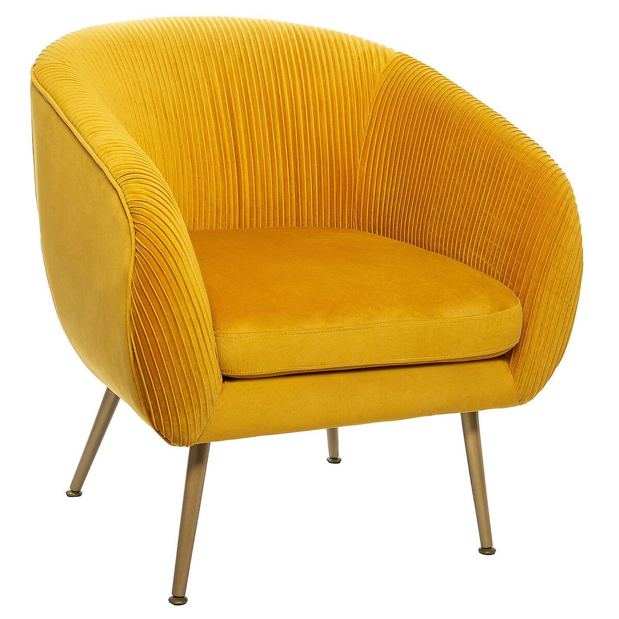Voir la diapositive 1 : ATMOSPHERA Fauteuil en velours Solaro
