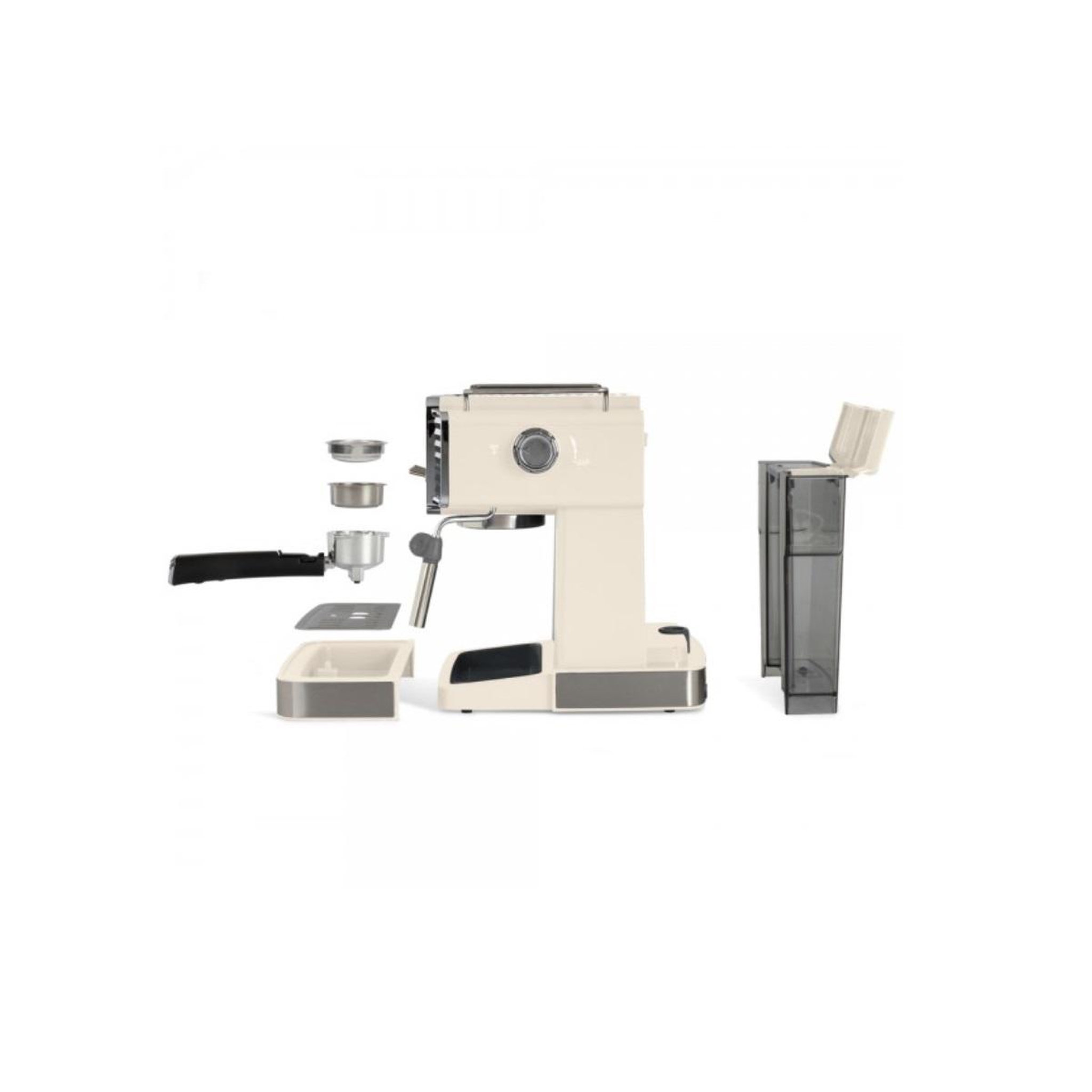 Voir la diapositive 5 : LIVOO Machine à expresso 15bars crème - dod174c