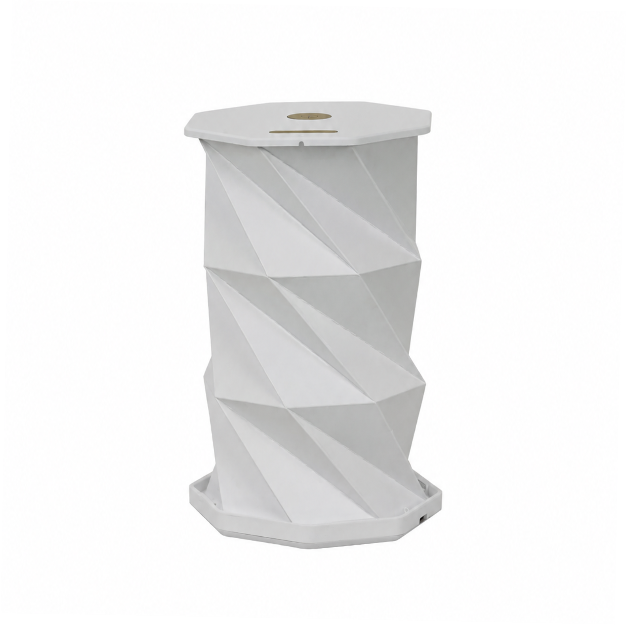 MAISON PAVANE Lampe à poser en papier blanc-kami