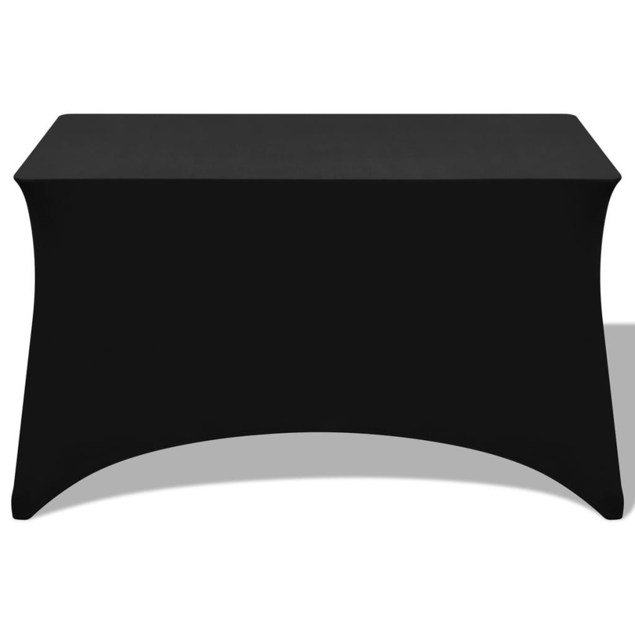 Voir la diapositive 2 : VIDAXL Housses extensibles pour table 2 pieces 243 x 76 x 74cm Noir
