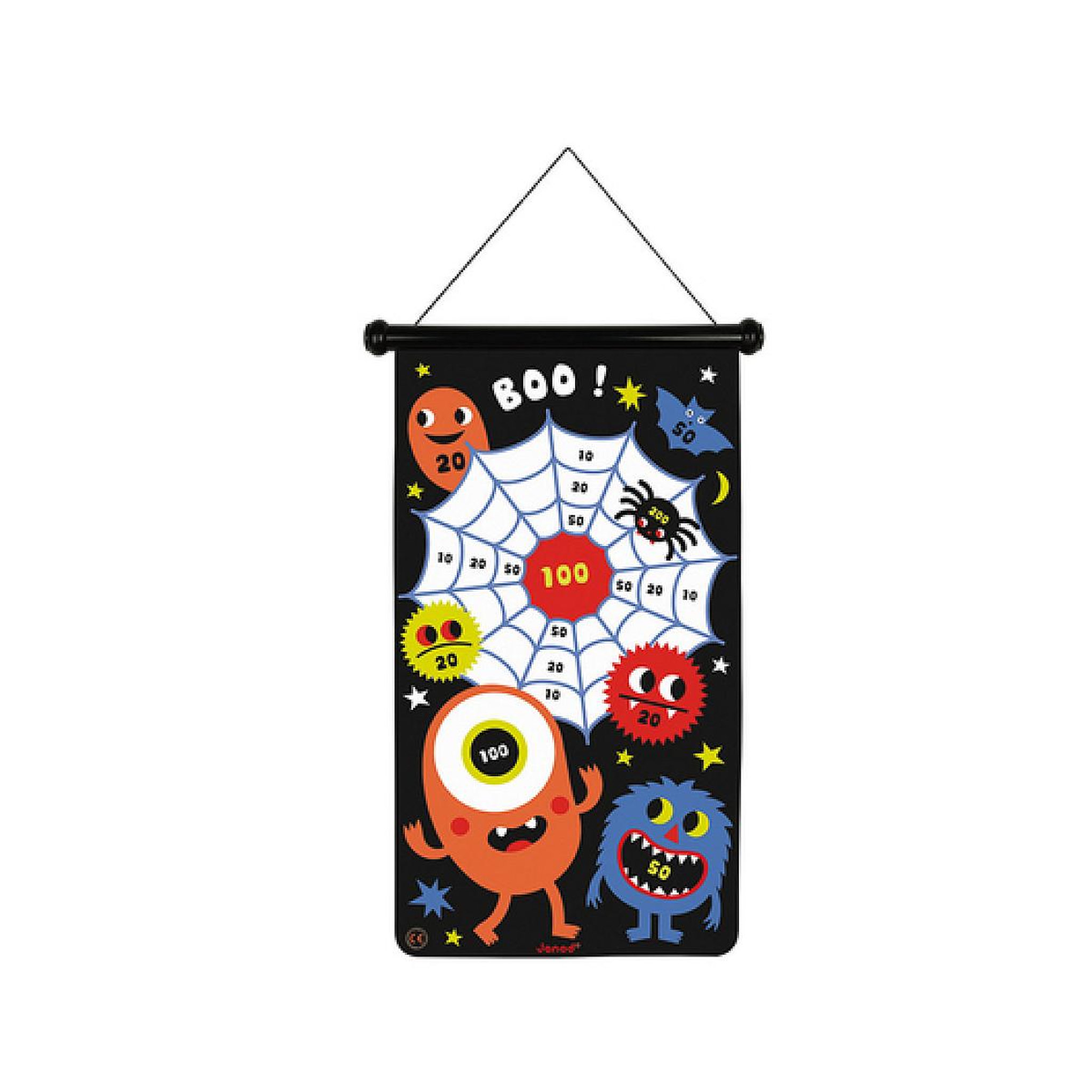 Voir la diapositive 2 : Juratoys-Janod Magnetic Dart Game Monsters
