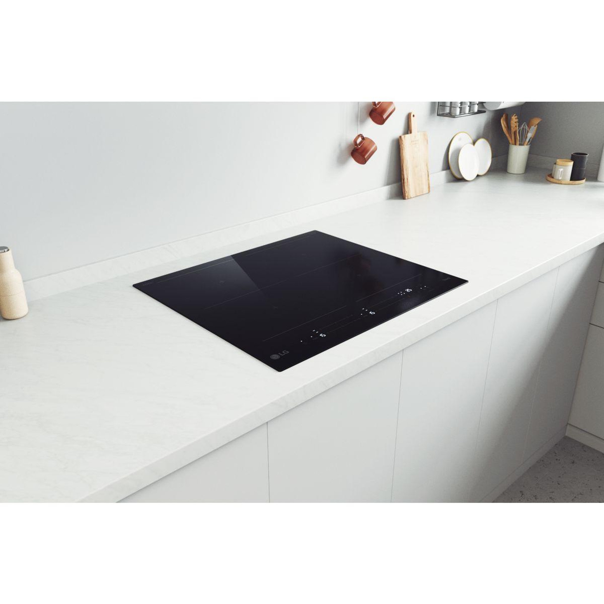Voir la diapositive 3 : LG Plaque induction CBIZ2437B DualFlex