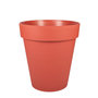 Voir la diapositive 1 : Eda Pot de fleur rond toscane Ø 80 x H 66 cm - Orange terre battue - Eda